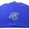 imageDALIX UFO Embroidered Alien Dad Hat Cotton Baseball Cap Adjustable MensRoyal Blue