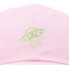 imageDALIX UFO Embroidered Alien Dad Hat Cotton Baseball Cap Adjustable MensWashed Pink