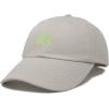 imageDALIX UFO Embroidered Alien Dad Hat Cotton Baseball Cap Adjustable MensWashed Stone White