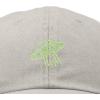 imageDALIX UFO Embroidered Alien Dad Hat Cotton Baseball Cap Adjustable MensWashed Stone White