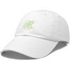 imageDALIX UFO Embroidered Alien Dad Hat Cotton Baseball Cap Adjustable MensWhite