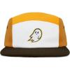 imageDALIX Embroidered Ghost 5 Panel Camper Hat Cap Cotton Baseball Hat MenGold Brown