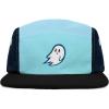 imageDALIX Embroidered Ghost 5 Panel Camper Hat Cap Cotton Baseball Hat MenLight Blue Black