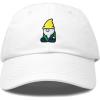 imageDALIX Gnome Embroidered Cotton Baseball Cap Adjustable Dad Hat MensWhite