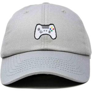 imageDALIX Game Controller Embroidered Dad Cap Cotton Baseball Cap MenGray
