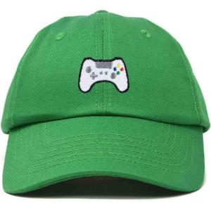 imageDALIX Game Controller Embroidered Dad Cap Cotton Baseball Cap MenKelly Green