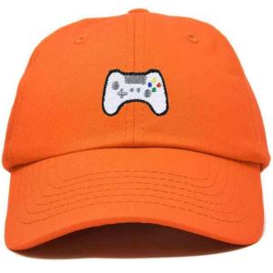imageDALIX Game Controller Embroidered Dad Cap Cotton Baseball Cap MenOrange