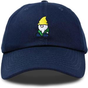 imageDALIX Gnome Embroidered Cotton Baseball Cap Adjustable Dad Hat MensNavy Blue