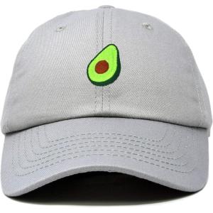 imageDALIX Green Avocado Hat Mens Womens Food Baseball Cap WashedGray