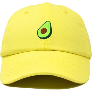 imageDALIX Green Avocado Hat Mens Womens Food Baseball Cap WashedMinion Yellow