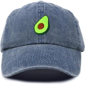 imageDALIX Green Avocado Hat Mens Womens Food Baseball Cap WashedNavy Blue