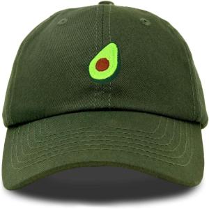 imageDALIX Green Avocado Hat Mens Womens Food Baseball Cap WashedOlive