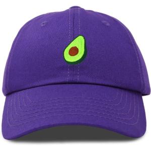 imageDALIX Green Avocado Hat Mens Womens Food Baseball Cap WashedPurple