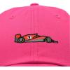 imageDALIX Formula Racing Car Embroidered Cap Cotton Baseball Summer Cool Dad Hat MensHot Pink