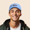 imageDALIX Formula Racing Car Embroidered Cap Cotton Baseball Summer Cool Dad Hat MensLight Blue