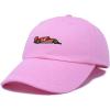 imageDALIX Formula Racing Car Embroidered Cap Cotton Baseball Summer Cool Dad Hat MensLight Pink