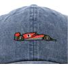 imageDALIX Formula Racing Car Embroidered Cap Cotton Baseball Summer Cool Dad Hat MensWashed Navy Blue
