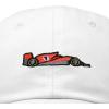 imageDALIX Formula Racing Car Embroidered Cap Cotton Baseball Summer Cool Dad Hat MensWhite