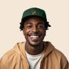 imageDALIX Gecko Cap Embroidered Mens Cotton Dad Hat Baseball HatDark Green