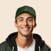 imageDALIX Gecko Cap Embroidered Mens Cotton Dad Hat Baseball HatDark Green