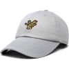 imageDALIX Gecko Cap Embroidered Mens Cotton Dad Hat Baseball HatGray