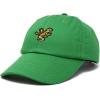 imageDALIX Gecko Cap Embroidered Mens Cotton Dad Hat Baseball HatKelly Green