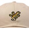 imageDALIX Gecko Cap Embroidered Mens Cotton Dad Hat Baseball HatKhaki