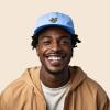 imageDALIX Gecko Cap Embroidered Mens Cotton Dad Hat Baseball HatLight Blue