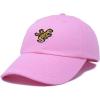 imageDALIX Gecko Cap Embroidered Mens Cotton Dad Hat Baseball HatLight Pink