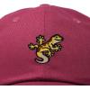 imageDALIX Gecko Cap Embroidered Mens Cotton Dad Hat Baseball HatMaroon
