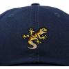 imageDALIX Gecko Cap Embroidered Mens Cotton Dad Hat Baseball HatNavy Blue