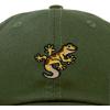 imageDALIX Gecko Cap Embroidered Mens Cotton Dad Hat Baseball HatOlive
