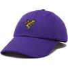 imageDALIX Gecko Cap Embroidered Mens Cotton Dad Hat Baseball HatPurple