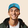 imageDALIX Gecko Cap Embroidered Mens Cotton Dad Hat Baseball HatTeal