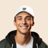 imageDALIX Gecko Cap Embroidered Mens Cotton Dad Hat Baseball HatWhite