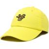imageDALIX Gecko Cap Embroidered Mens Cotton Dad Hat Baseball HatYellow