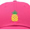 imageDALIX Pineapple Hat Unstructured Cotton Baseball CapHot Pink