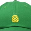 imageDALIX Pineapple Hat Unstructured Cotton Baseball CapKelly Green