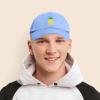 imageDALIX Pineapple Hat Unstructured Cotton Baseball CapLight Blue