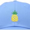 imageDALIX Pineapple Hat Unstructured Cotton Baseball CapLight Blue