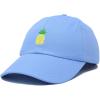 imageDALIX Pineapple Hat Unstructured Cotton Baseball CapLight Blue