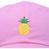 imageDALIX Pineapple Hat Unstructured Cotton Baseball CapLight Pink