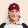 imageDALIX Pineapple Hat Unstructured Cotton Baseball CapMaroon