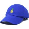imageDALIX Pineapple Hat Unstructured Cotton Baseball CapRoyal Blue