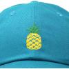 imageDALIX Pineapple Hat Unstructured Cotton Baseball CapTeal