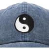 imageDALIX Ying Yang Dad Hat Baseball Cap Zen Peace Balance Philosophy VintageNavy Blue