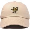 imageDALIX Gecko Cap Embroidered Mens Cotton Dad Hat Baseball HatKhaki
