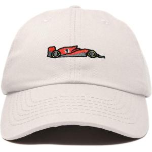 imageDALIX Formula Racing Car Embroidered Cap Cotton Baseball Summer Cool Dad Hat MensBeige