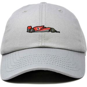 imageDALIX Formula Racing Car Embroidered Cap Cotton Baseball Summer Cool Dad Hat MensGray