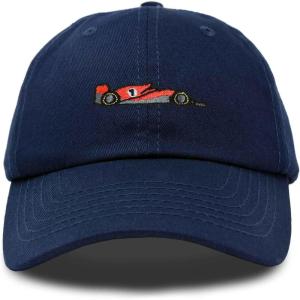 imageDALIX Formula Racing Car Embroidered Cap Cotton Baseball Summer Cool Dad Hat MensNavy Blue